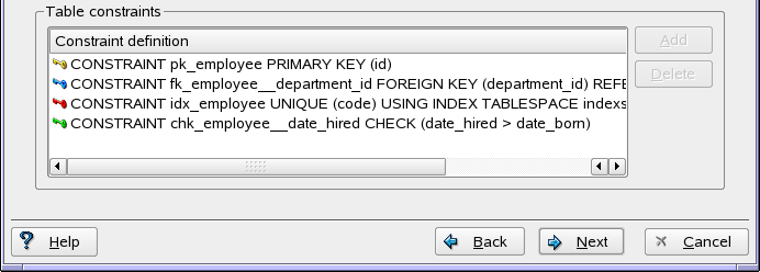 Foreign key