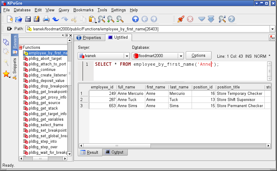 Test function